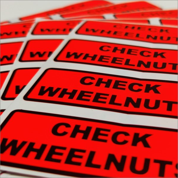 Check wheelnuts stickers Product