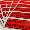 Wielmoeren natrekken sticker product