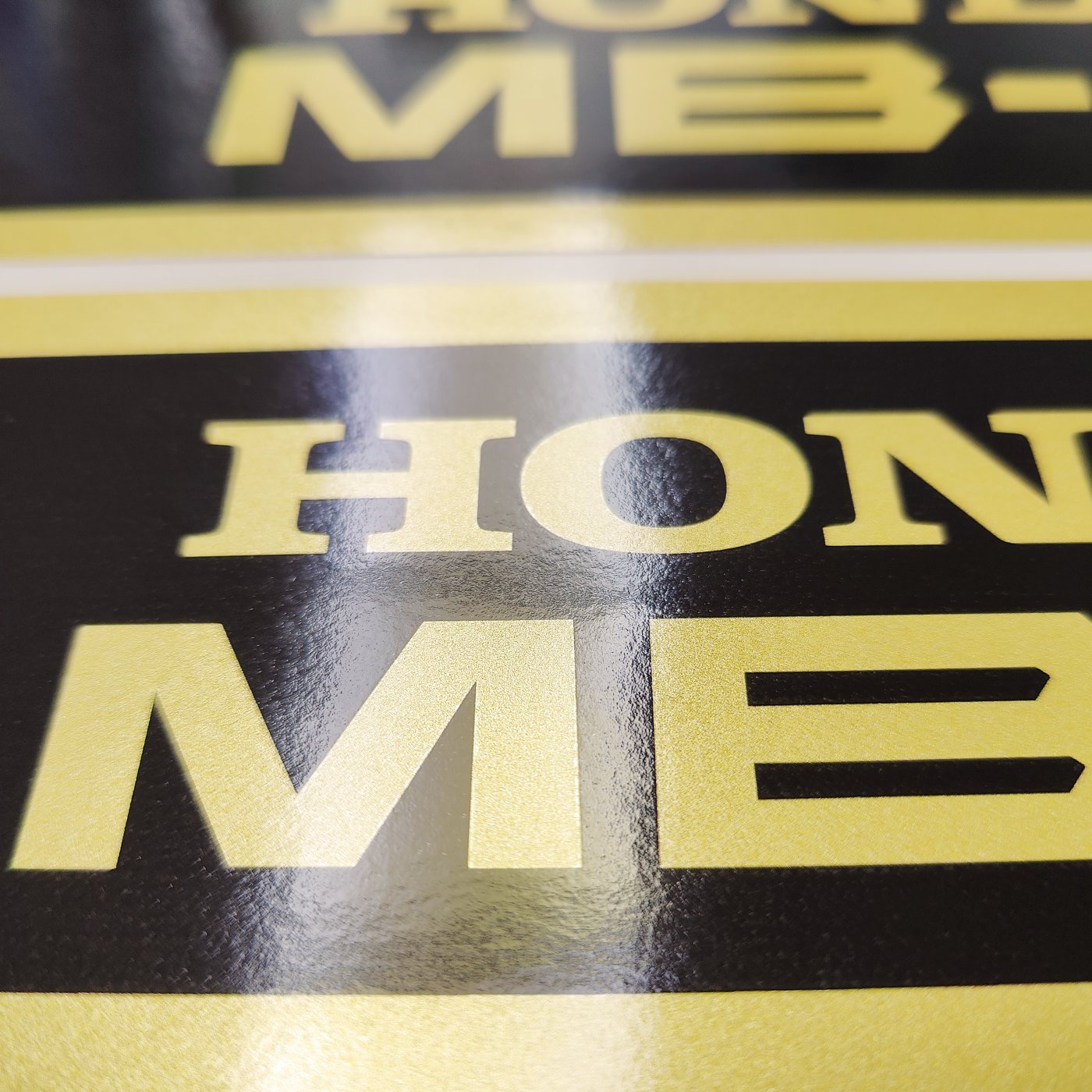 Honda MB5 Gold metallic stickerset