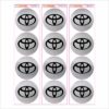 Wielnaaf stickers Toyota Silver metallic