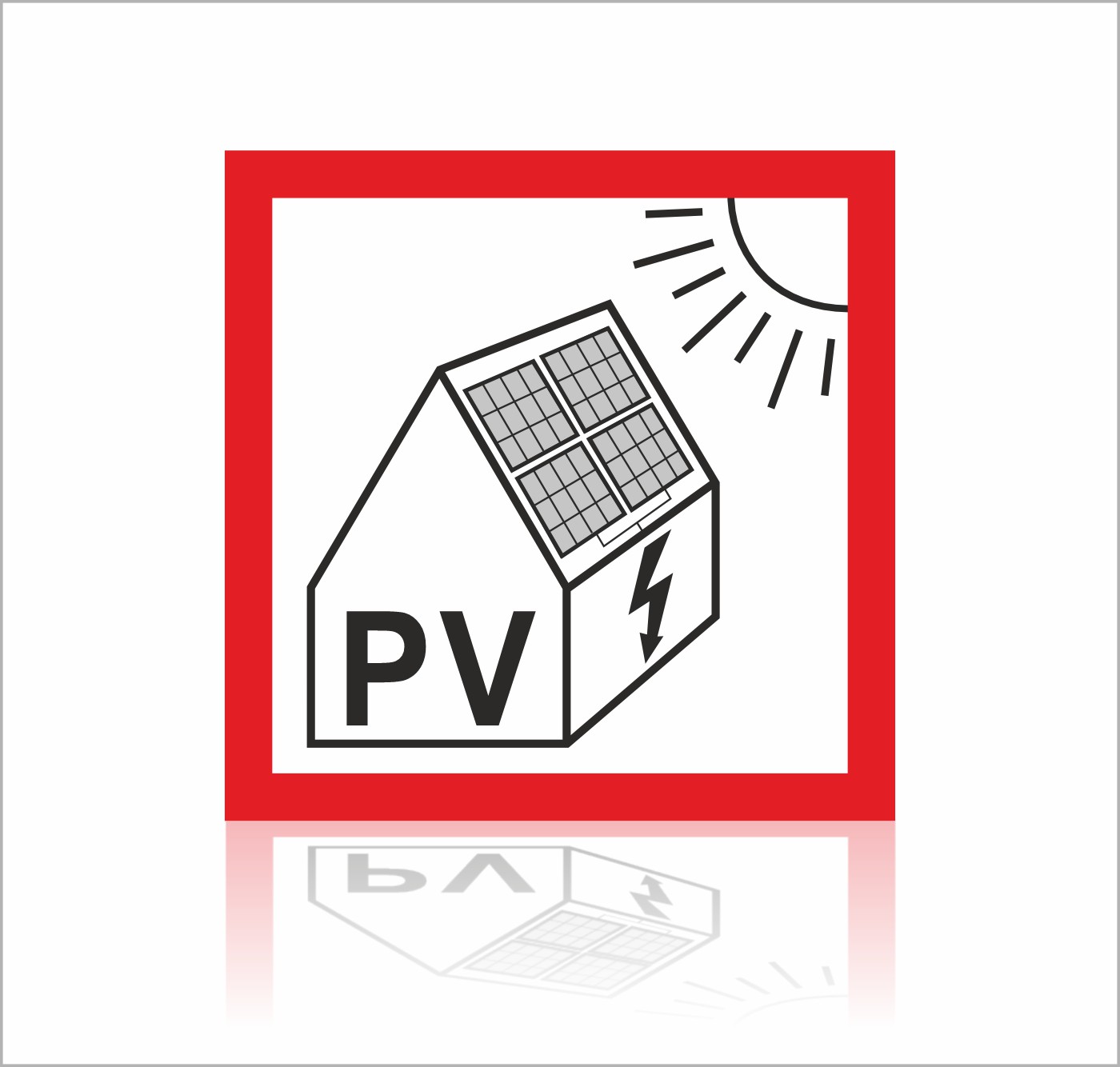 PV Stickers zonnepaneel NEN1010