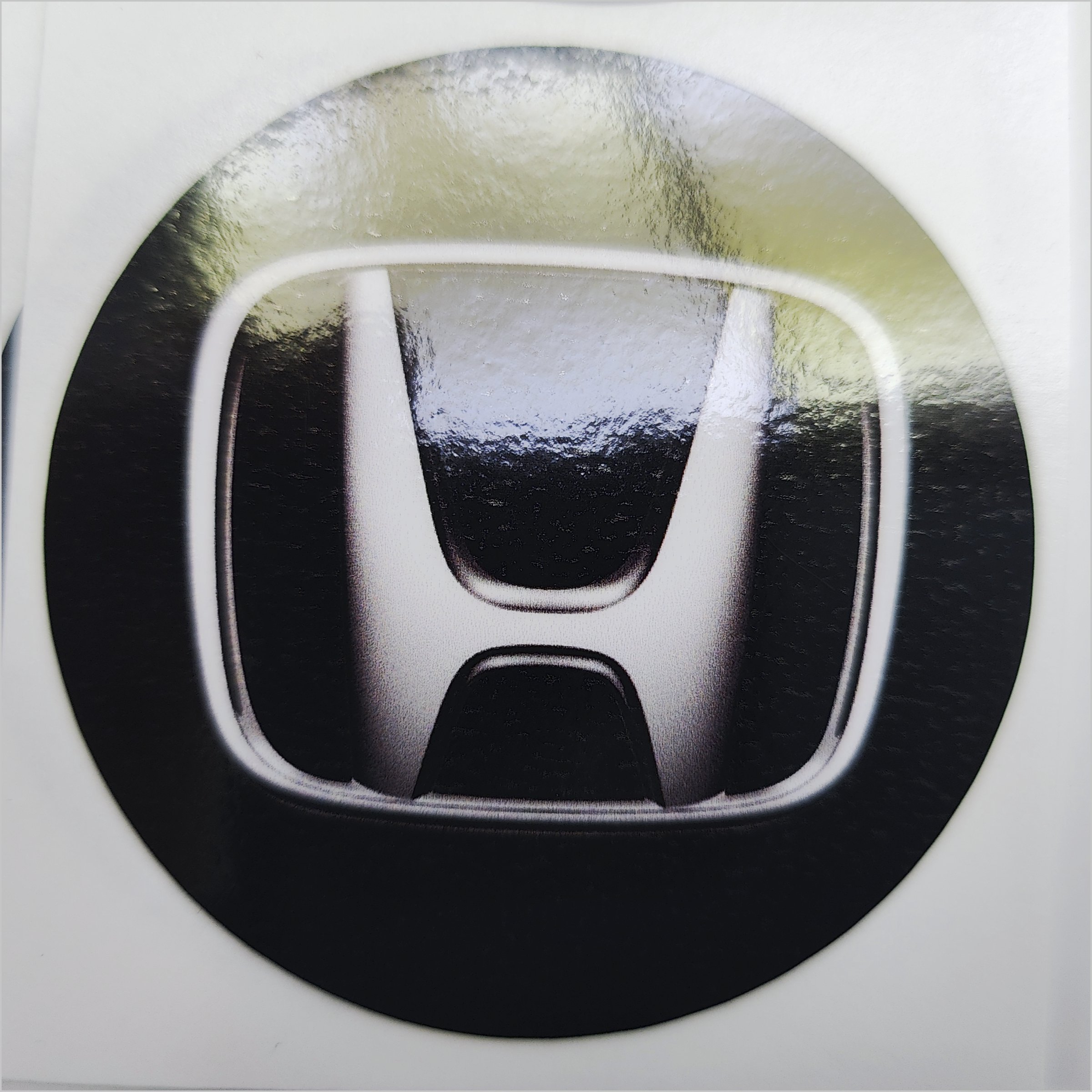 Wielnaaf stickers Honda zwart