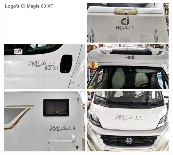 Camper CI Magis 83 XT logostickers