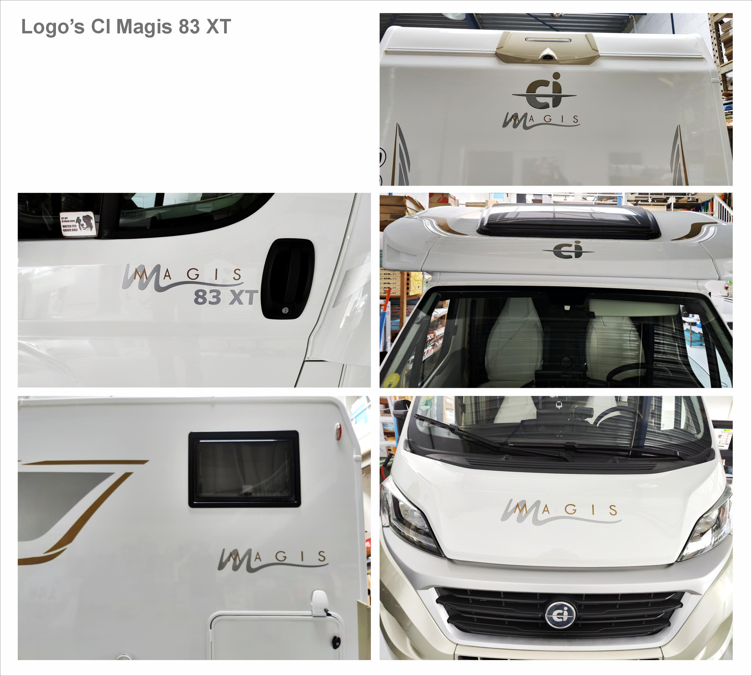 Camper CI Magis 83 XT logostickers foto