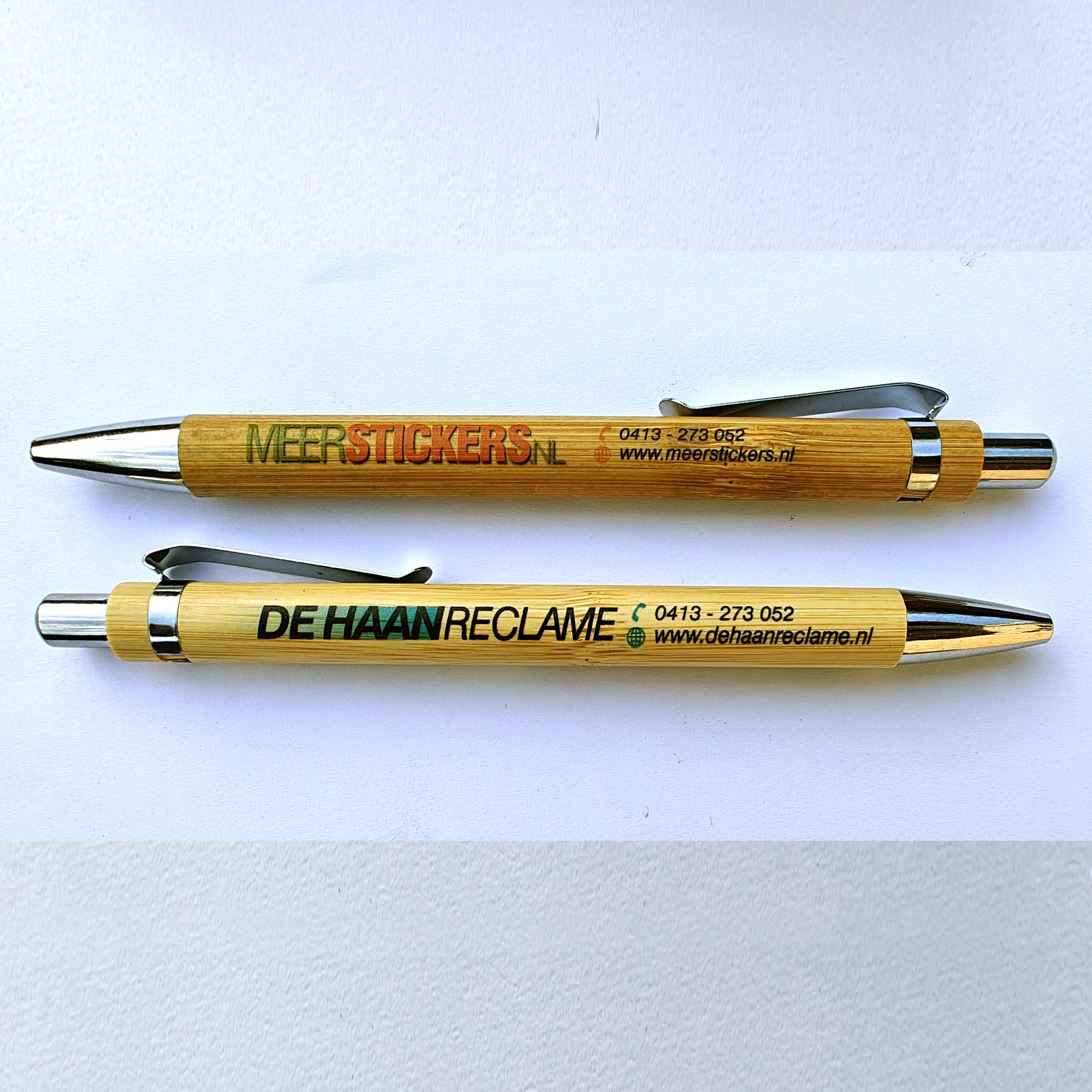 Bamboe pen zwart schrijvend