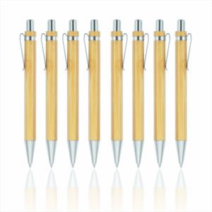 Bamboe pen zwart schrijvend