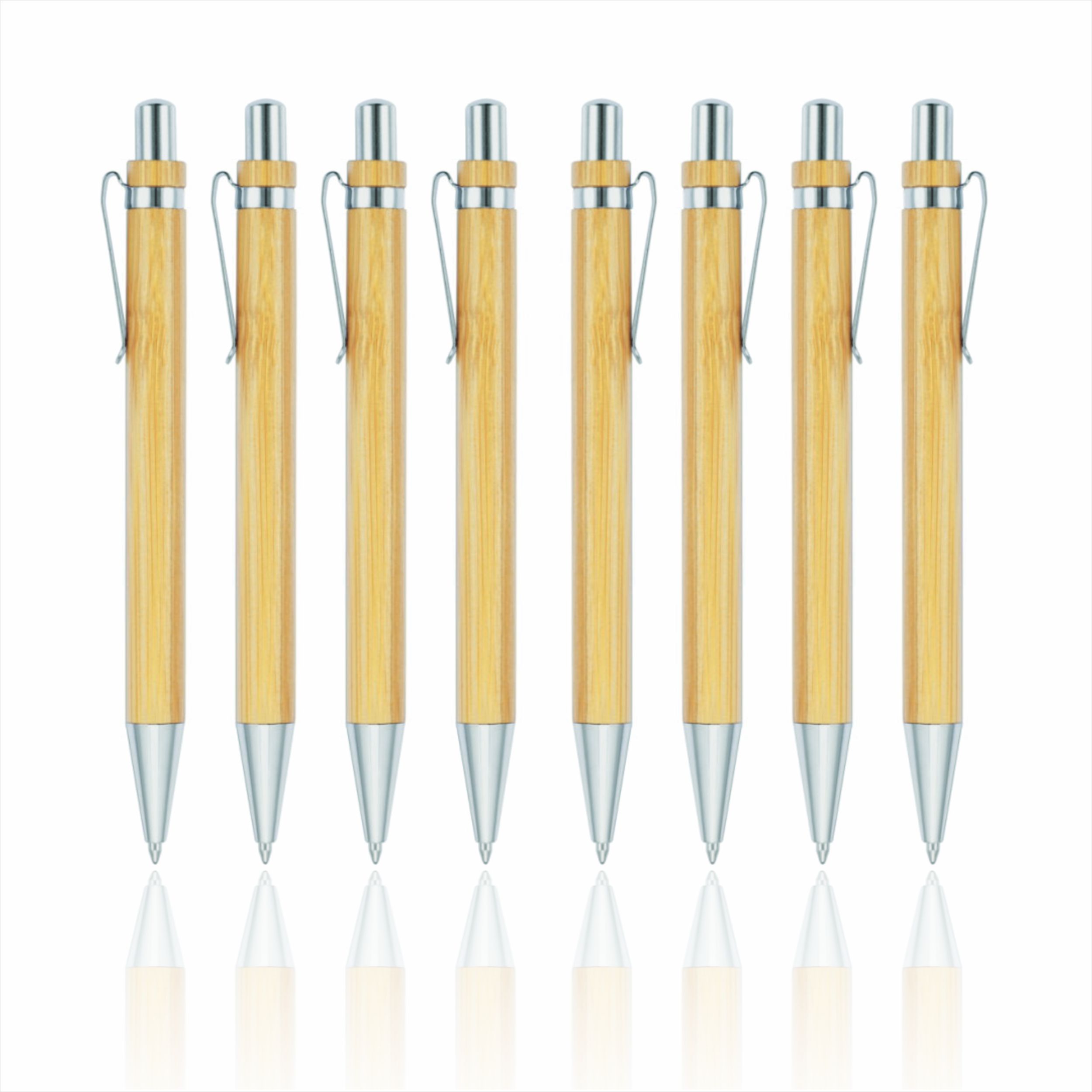 Bamboe pen zwart schrijvend