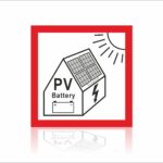 PV Stickers batterij accu