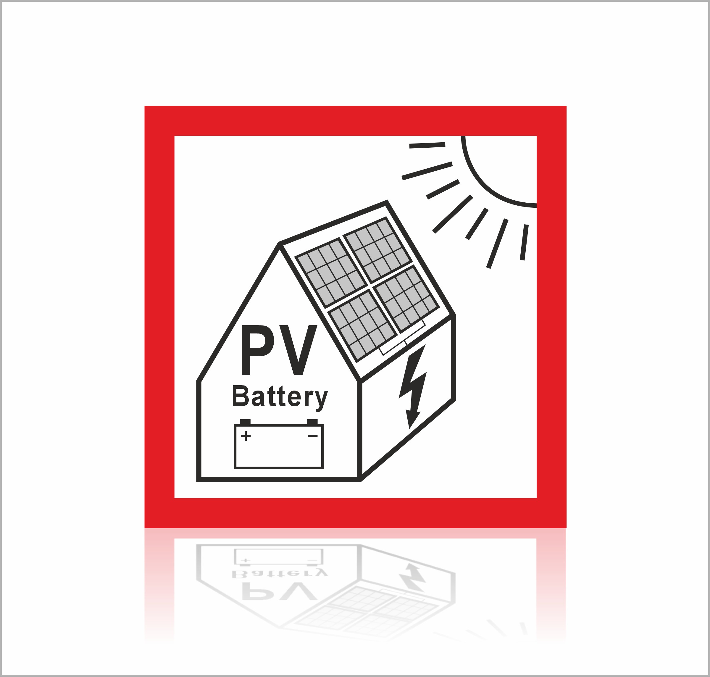 PV Stickers batterij accu PV Stickers batterij accu